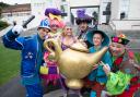 Stroke of genie-us: The stars of Aladdin are all set for this year's Malvern Theatres panto.