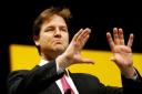 Tory leader in confrontation with Nick Clegg