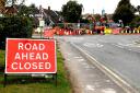 SHUT: Ley Road, Harvington, closed for sewerage works.