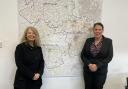 MP Harriett Baldwin met with West Mercia Police's new chief constable Pippa Mills at the Hindlip headquarters