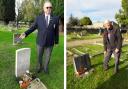 Poppies have been laid at graves in Upton