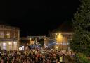 Events such as the Christmas lights switch-on brought visitors to Malvern