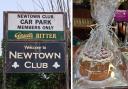 Newtown Club wants a new sign and has been raising money in a variety of ways, including a cake raffle
