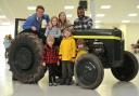 Area farmer Ally Hunter Blair, JLS singer JB Gill and Worcestershire children launched the Royal Three Counties' 2024 Tractor Tour