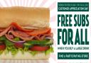 Here's where you can get free Subway in Worcestershire