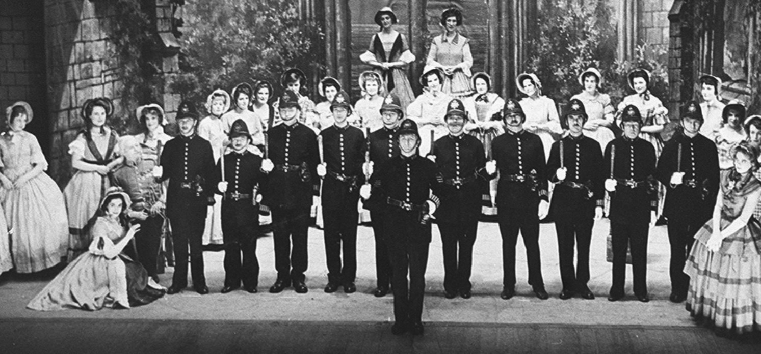 Gilbert and Sullivan’s HMS Pinafore was the production staged in 1960 by Malvern Light Opera Society, which was celebrating its 60th birthday in 2002