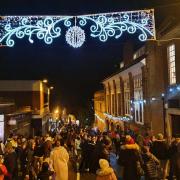Crowds in Malvern for last year's lights switch-on