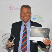 Dave Robins at the Malvern Hills District Council awards back in 2018.