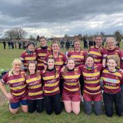 DEBUT: Malvern RFC Ladies Touch Team competed in their first ever competition together.