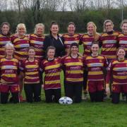 Third: Malvern RFC Ladies Touch Rugby Team enjoy a third place finish in touch rugby tournament.