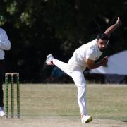 Unplayable: Barnards Green's Zain Ul-Hassan takes five wickets in thumping win over Himley.