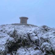 Snow on the Worcestershire Beacon