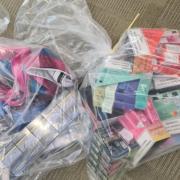 Illegal e-cigarettes seized by Worcestershire Trading Standards.