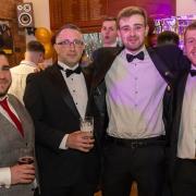 Players celebrate at rugby club's end of season awards