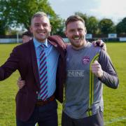 News: Malvern Town and goal keeper Keiron Blackburn (right) have parted ways after four years