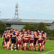 Malvern Rugby Club players show their togetherness