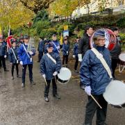 The Boys Brigade on parade in Malvern