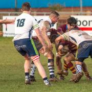 Action shots from Malvern's 43-13 home defeat to Moseley Oak
