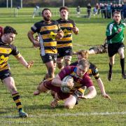 Action shots from Malvern RFC's 26-22 win over Shipston RF at Spring Lane