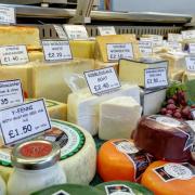 YUm! A fantastic selection of cheeses at the Cheeseboard