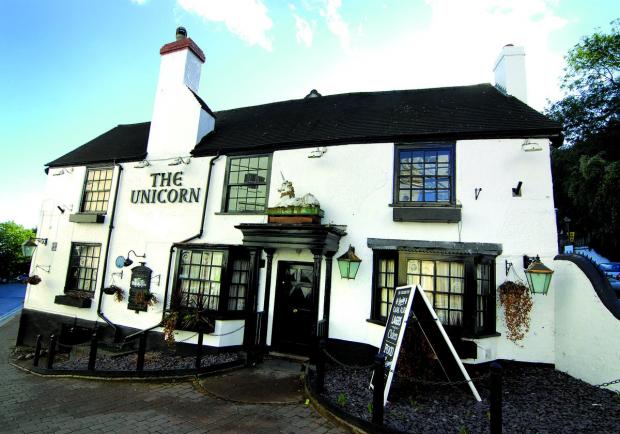 A FAVOURITE OF C S LEWIS: The Unicorn, in Belle Vue Terrace, Malvern, is being reopened at 5pm today. 4213432101.