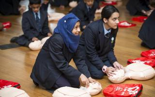 The charity will train 150 secondary school pupils at Dyson Perrins School, one of which will be its 5,000th trainee