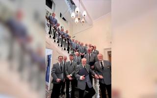 Malvern Male Voice Choir performed its annual 'Let Their Wings Unfold' at St Edmund's Hall
