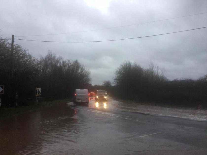 Flooded Worcestershire road should have been fixed sooner, claims councillor 