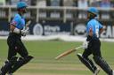 DEFEAT: Ross Whiteley and Brett D'Oliveira during Worcestershire's defeat against Gloucestershire in the T20 Blast. Pic. Worcs CCC