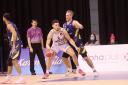 Jordan Williams in action for Worcester Wolves at Sheffield Sharks. Pic: Keith Hunt