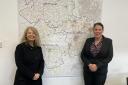 MP Harriett Baldwin met with West Mercia Police's new chief constable Pippa Mills at the Hindlip headquarters