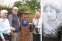 MEMORIAL: The plaque unveiling for Elsie Howey