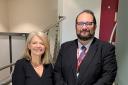 West Worcestershire MP Harriet Baldwin and county transport chief Mike Rouse
