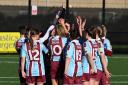 Malvern Town Women beat previously unbeaten Redditch 2-0. Pic: Helen Warwick