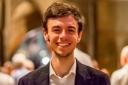 Organist Callum Alger will be playing at Malvern Priory in February