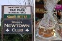 Newtown Club wants a new sign and has been raising money in a variety of ways, including a cake raffle