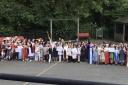 Pupils and staff at Northleigh dressed as their history topics