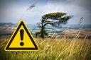 A yellow wind warning has been issued for Worcestershire by the Met Office