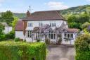 HOME: This £750,000 property has a log cabin, an annexe and views of the Malvern Hills.