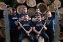 The Team GB squad ready for the Timbersports World Championships