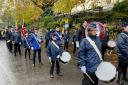 The Boys Brigade on parade in Malvern