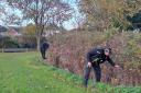 Police search hedgerows in Malvern for weapons