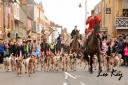 The hunt in Pershore on Boxing Day