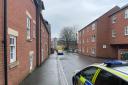 INCIDENT: Portland Street in Worcester has police and ambulances