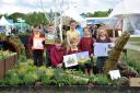 Bredenbury Primary School pupils pictured in their garden at last year's RHS Malvern Spring Festival