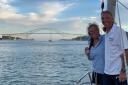 Katy and Tony Martin on The Panama Canal