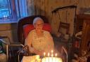 BIRTHDAY: Barbara Willis, from Colwall, celebrating her 105th birthday