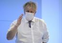 Prime Minister Boris Johnson during a visit to the Rutherford Diagnostic Centre in Taunton, Somerset