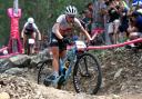 England's Evie Richards competes in the Women's Cross-Country at the Nerang Mountain Bike Trails during day eight of the 2018 Commonwealth Games in the Gold Coast, Australia. PRESS ASSOCIATION Photo. Picture date: Thursday April 12, 2018. See PA