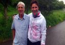 News: former Malvern Town chairman and manager Paul Pallett (left) with son and Midlands Today presenter Dan Pallett.